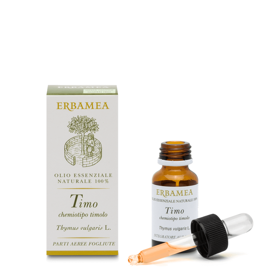 Olio Essenziale di Timo Volgare 10ml foglie (Thymus vulgaris) Erbamea - immagine 3