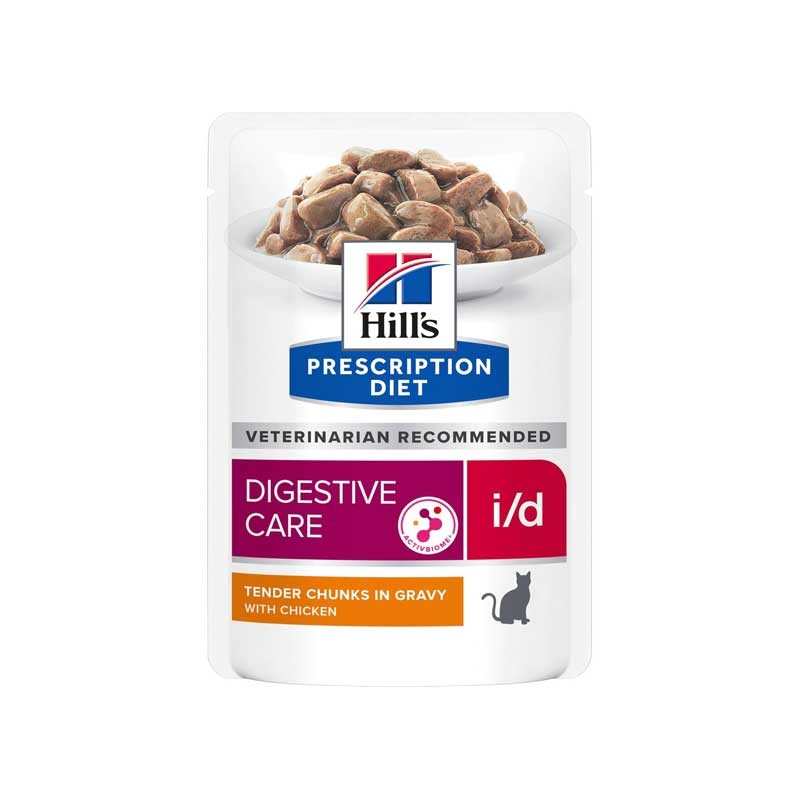 Hill’s i/d con Pollo Prescription Diet Feline Umido in Busta