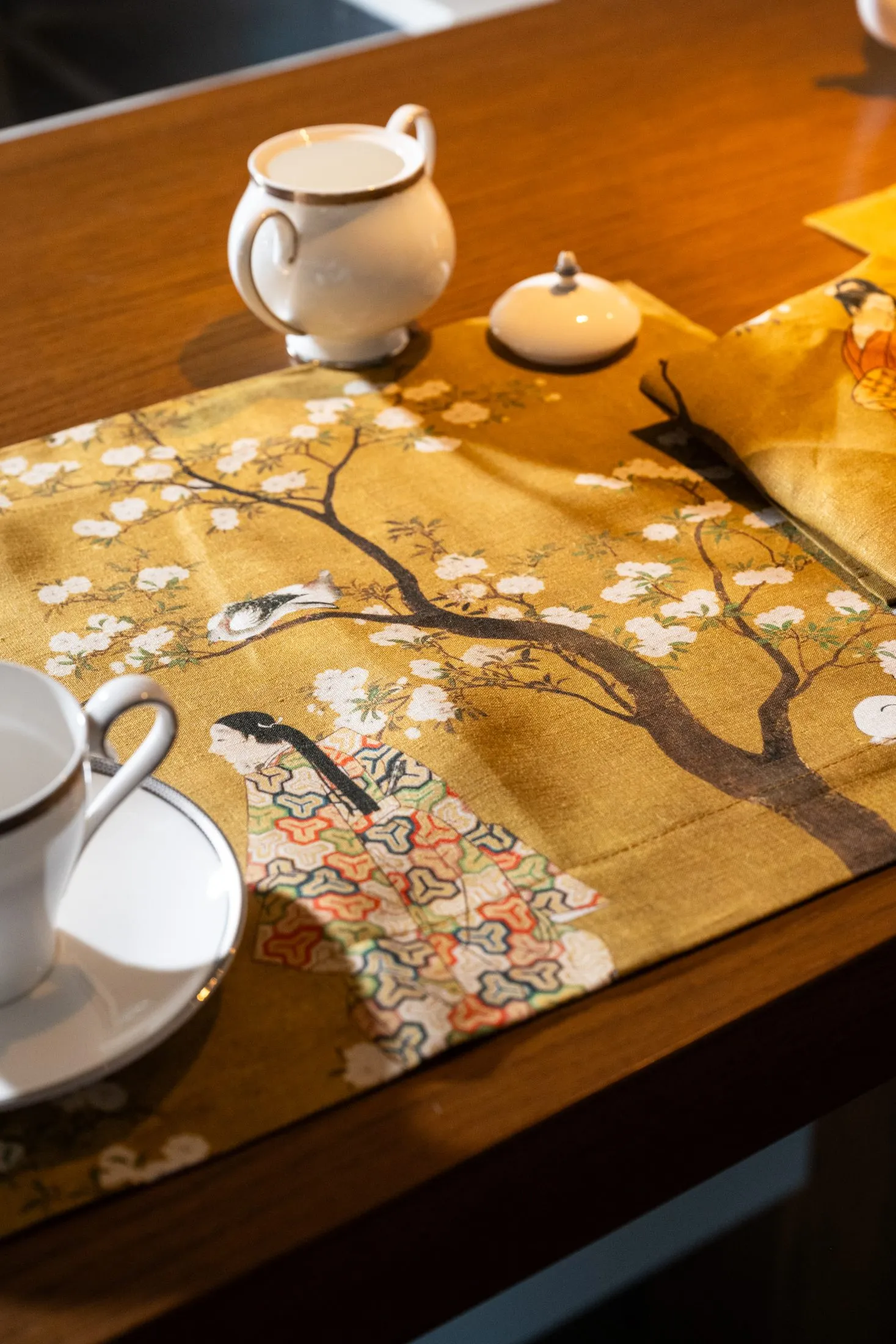 Napking Centrotavola E/O Runner In Lino Premium Ukiyo - immagine 3