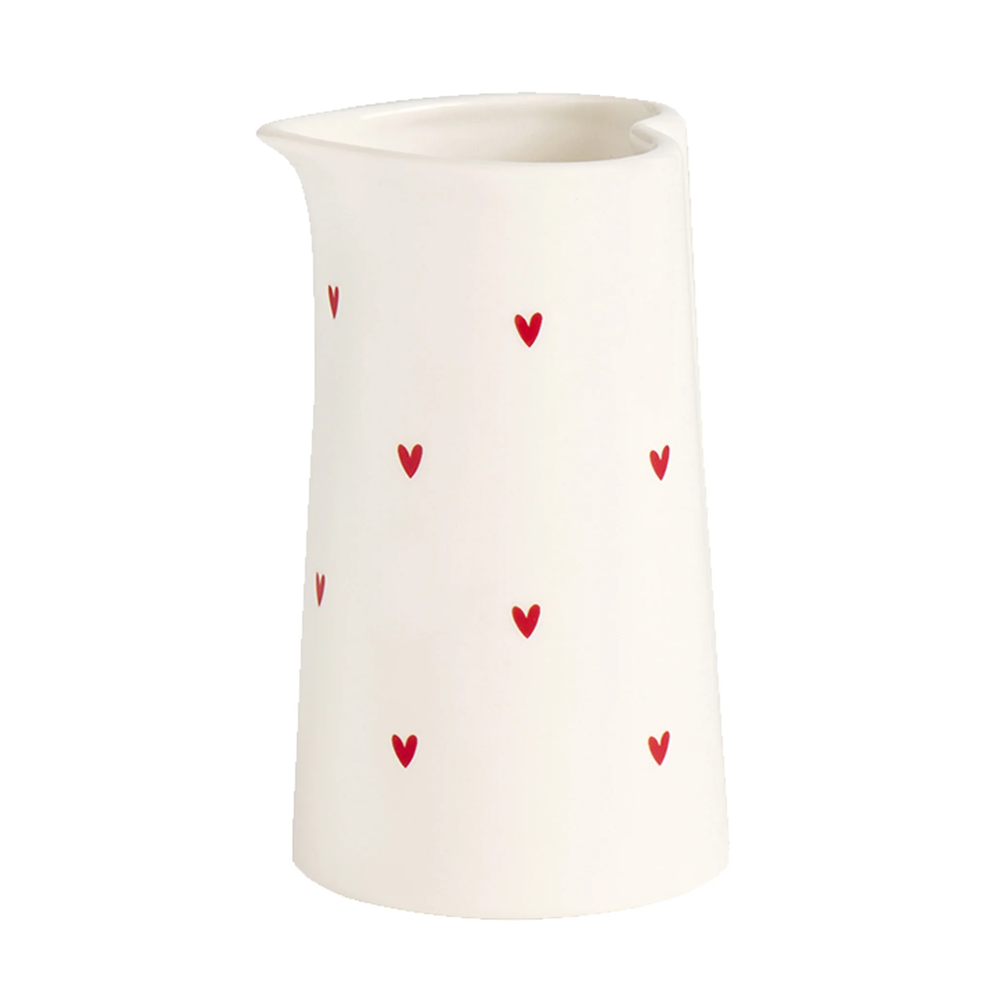 Simple Day Lattiera In Gres Tappezzeria Cuori Rossi - immagine 3