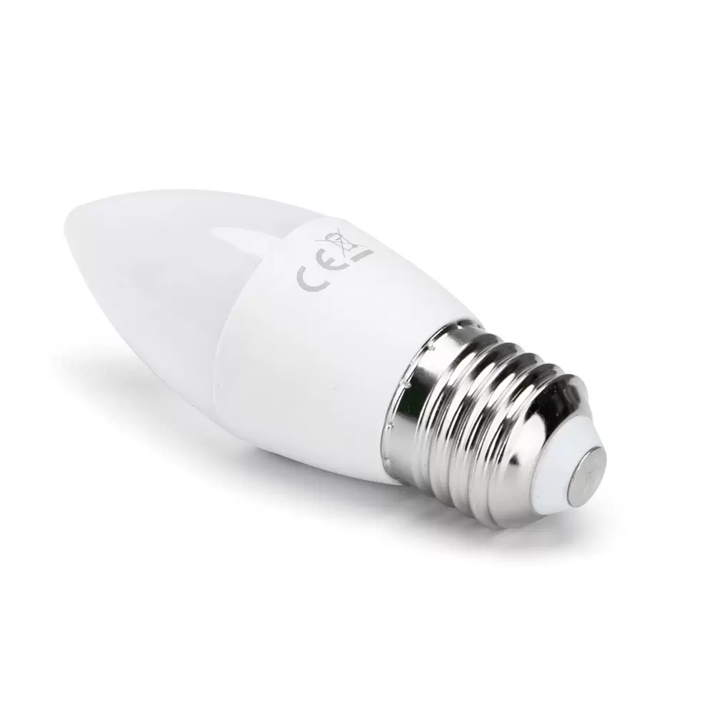 Lampadina Led E27 C35 a candela 9W Bianco caldo 3000K Aigostar - immagine 3