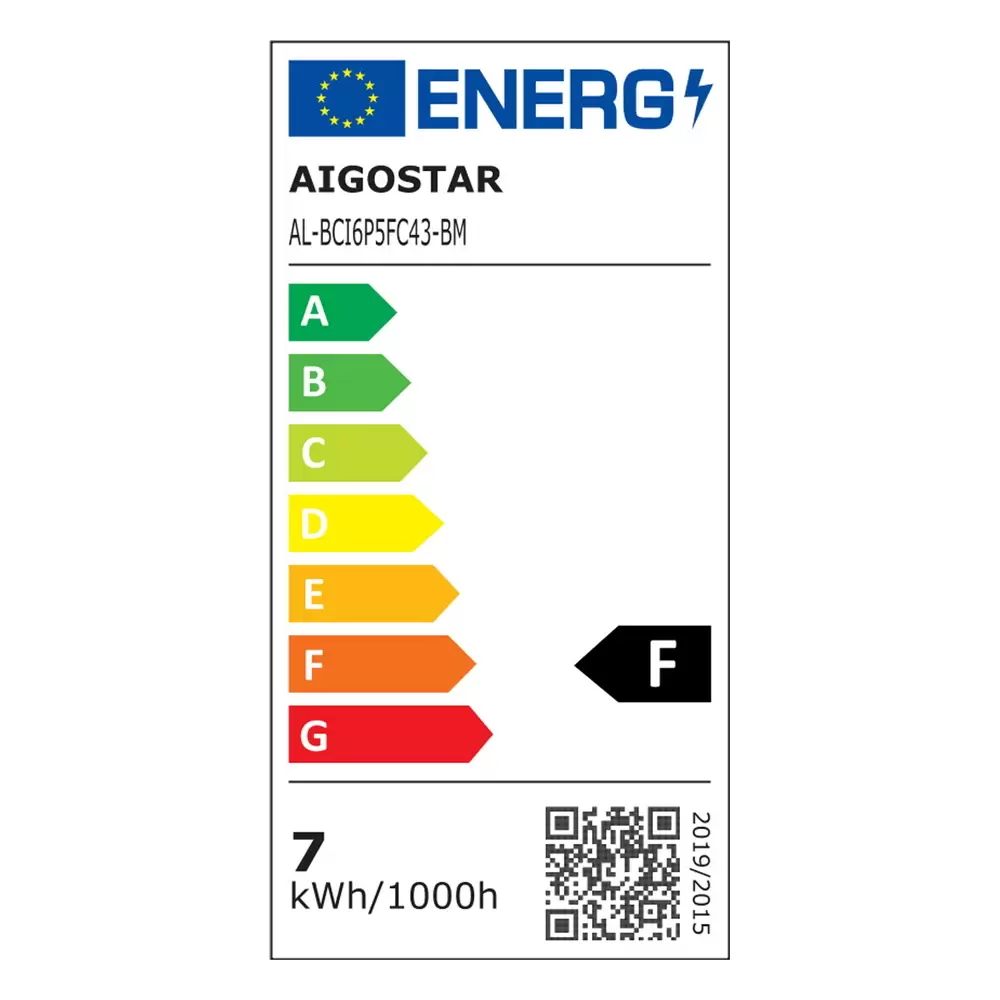 Lampadina Led Smart C37 E27 6.5W Bluetooth Mesh RGB CCT luce regolabile e dimmerabile Aigostar - immagine 6
